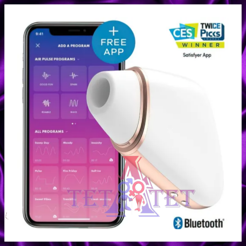 Бесконтактный смарт-стимулятор клитора Satisfyer Love Triangle белый